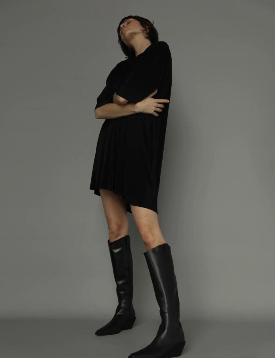 Accessories LA Tribe Boots & Sneakers | Simone Knee High Boots- Black