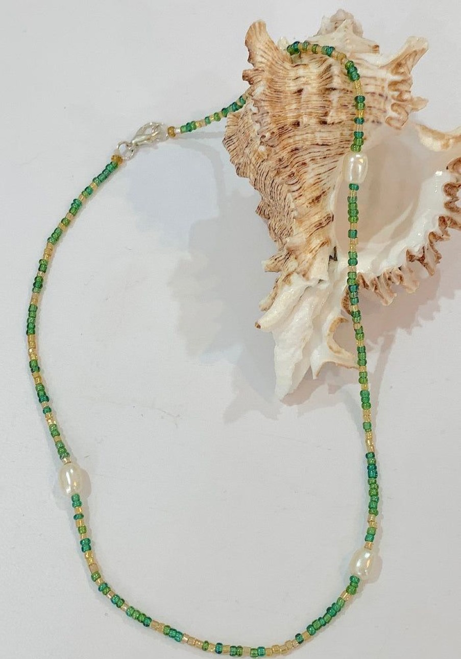 Accessories Cabo Gypsy Necklaces | Lembongan Island Beaded Choker - 3 Cols