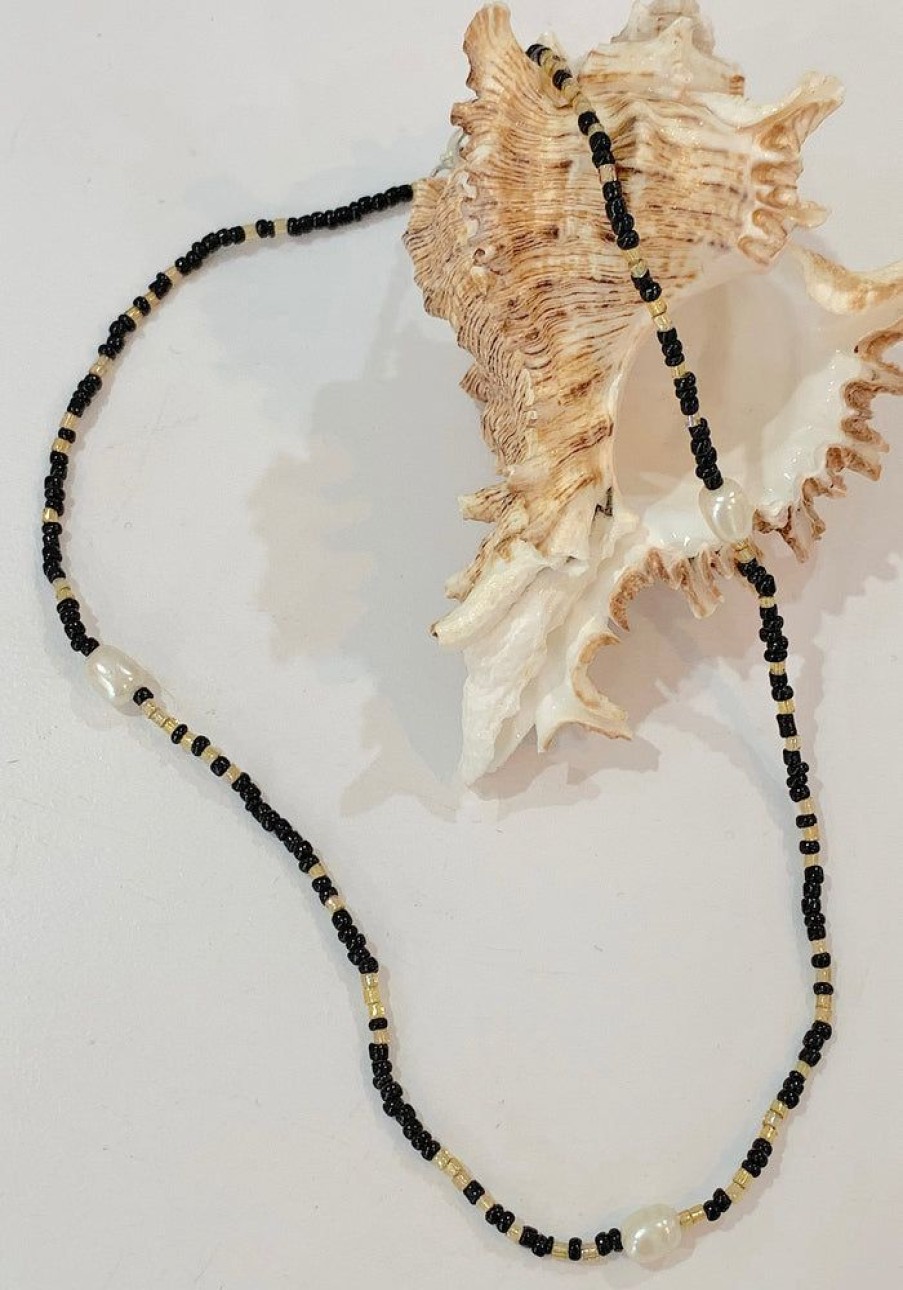 Accessories Cabo Gypsy Necklaces | Lembongan Island Beaded Choker - 3 Cols