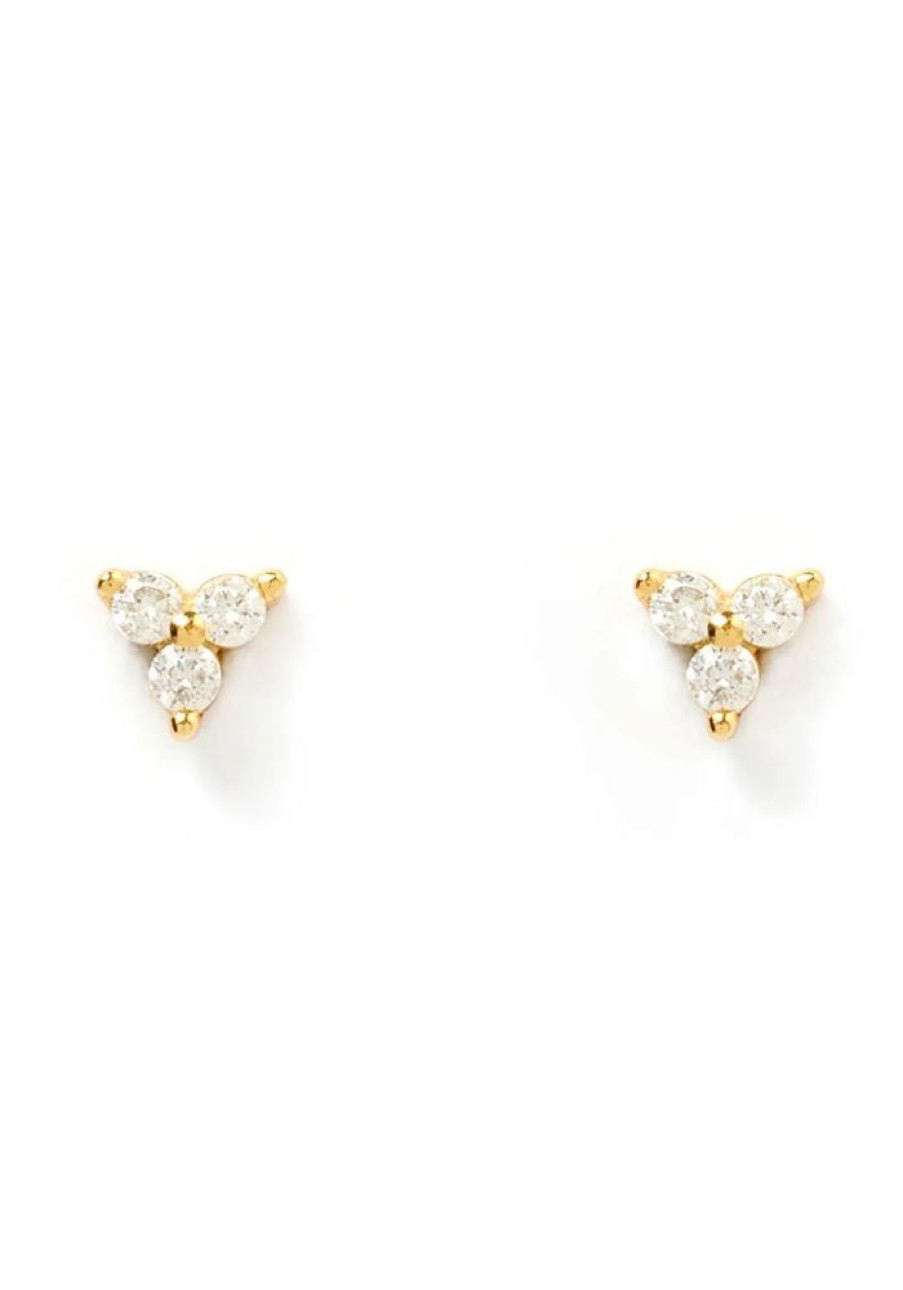 Accessories Arms Of Eve Gold Jewels | Cassia Stud Earring