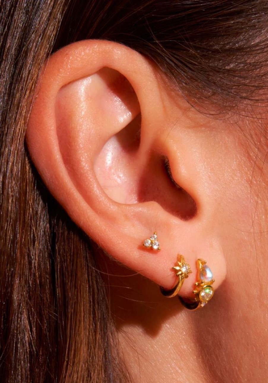 Accessories Arms Of Eve Gold Jewels | Cassia Stud Earring