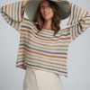 Fashion Lilya Tops | Collectiva Stripe Knit Top- Desert