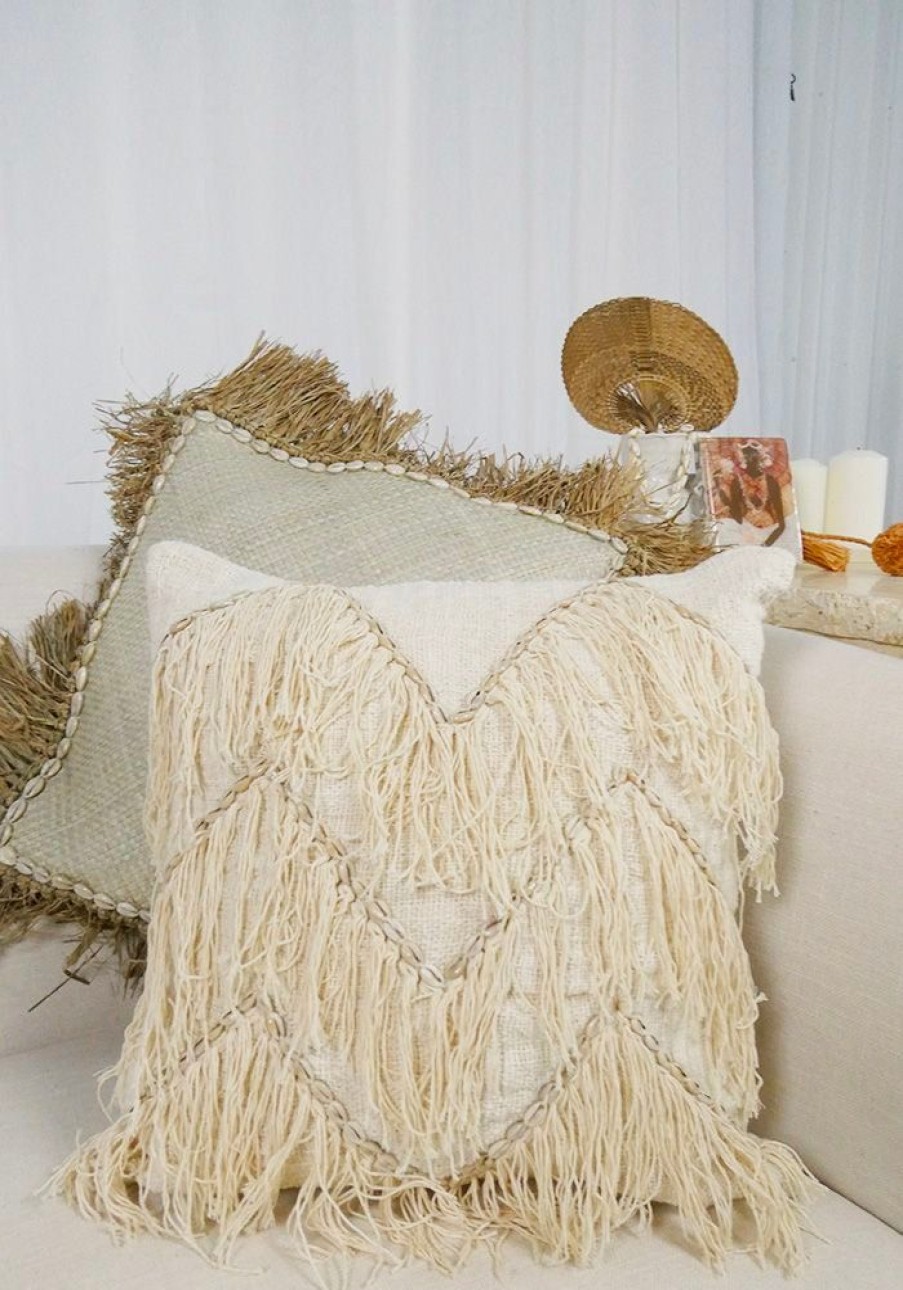 Homewares Cabo Gypsy | Shell & Tassel Cushion Covers - 2 Styles