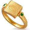 Accessories Temple of the Sun Rings | Osiris Seal Ring - Gold