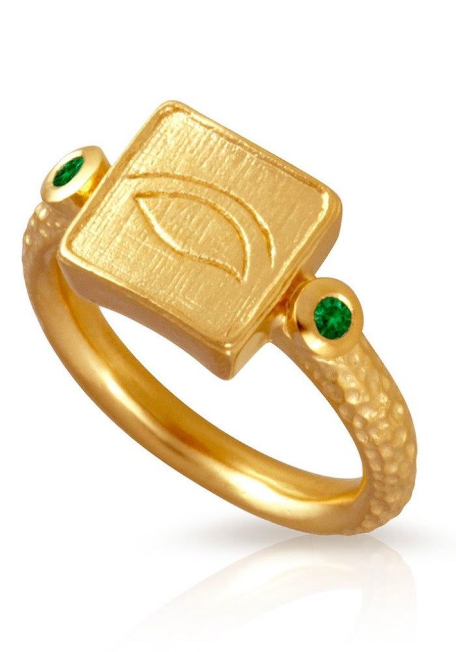 Accessories Temple of the Sun Rings | Osiris Seal Ring - Gold