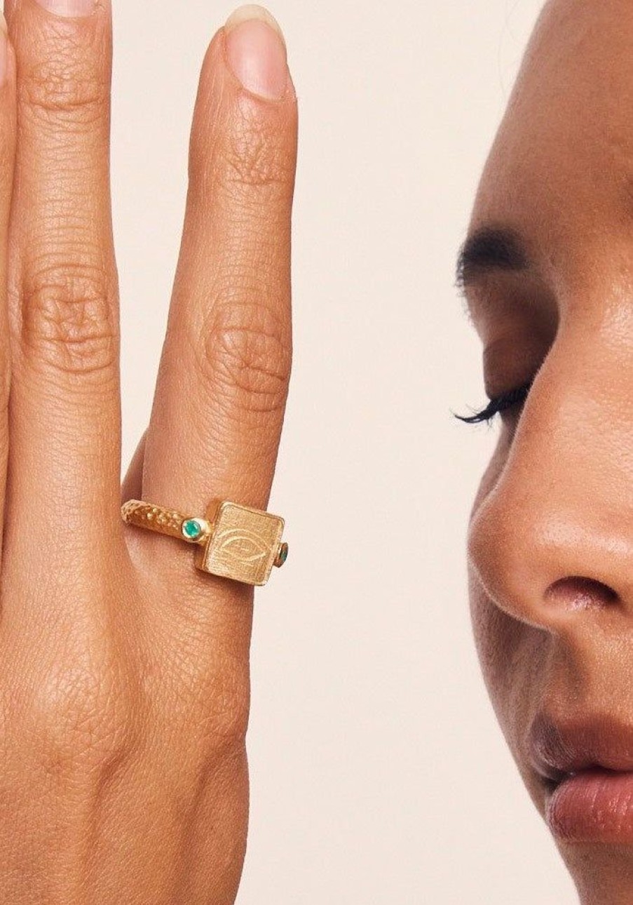 Accessories Temple of the Sun Rings | Osiris Seal Ring - Gold