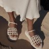 Accessories LA Tribe Sandals & Slides | Loop Sandal- Cream