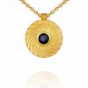 Accessories Temple of the Sun Necklaces | Gold Shine Sapphire Necklace