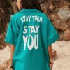 Fashion Sabbi Sets | Stay True Shirt - Palm Beach