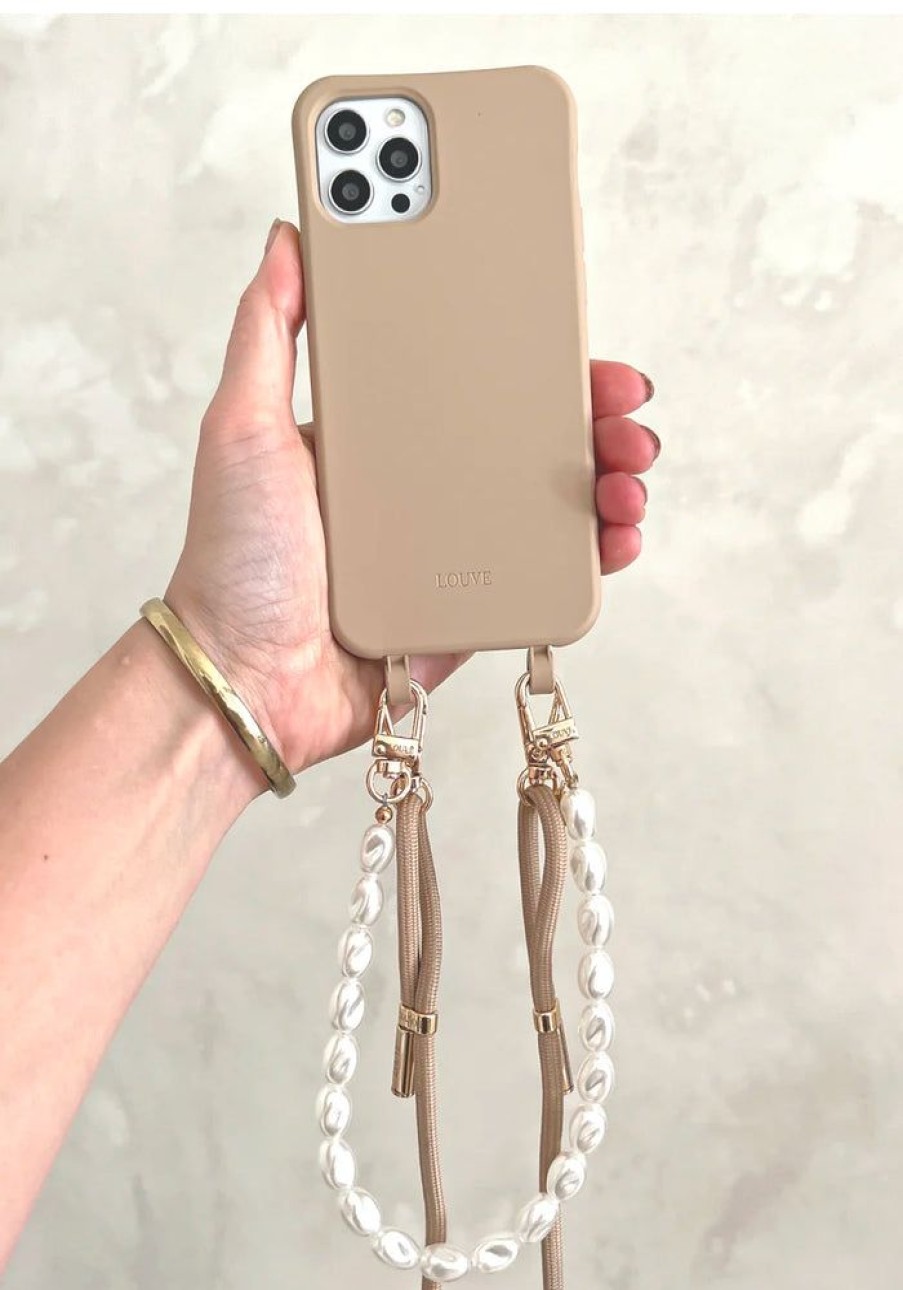 Accessories Louve Mobile Phone Accessories | Desert Sand Phone Case - Beige