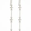 Accessories Temple of the Sun Earrings | Cross Earrings - Silver