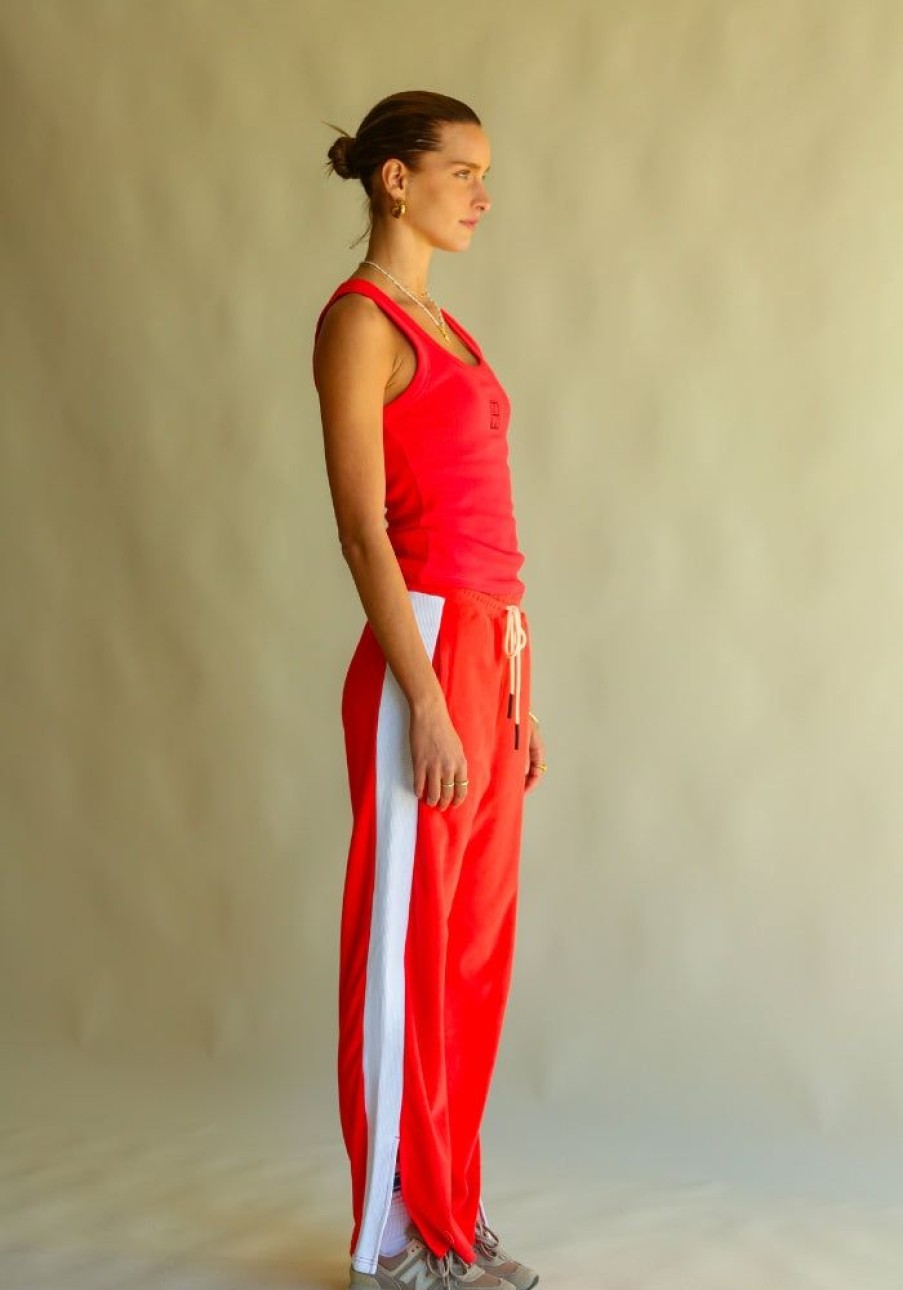 Fashion Araminta James Knits & Sweaters | Terry Trackside Pant Coral