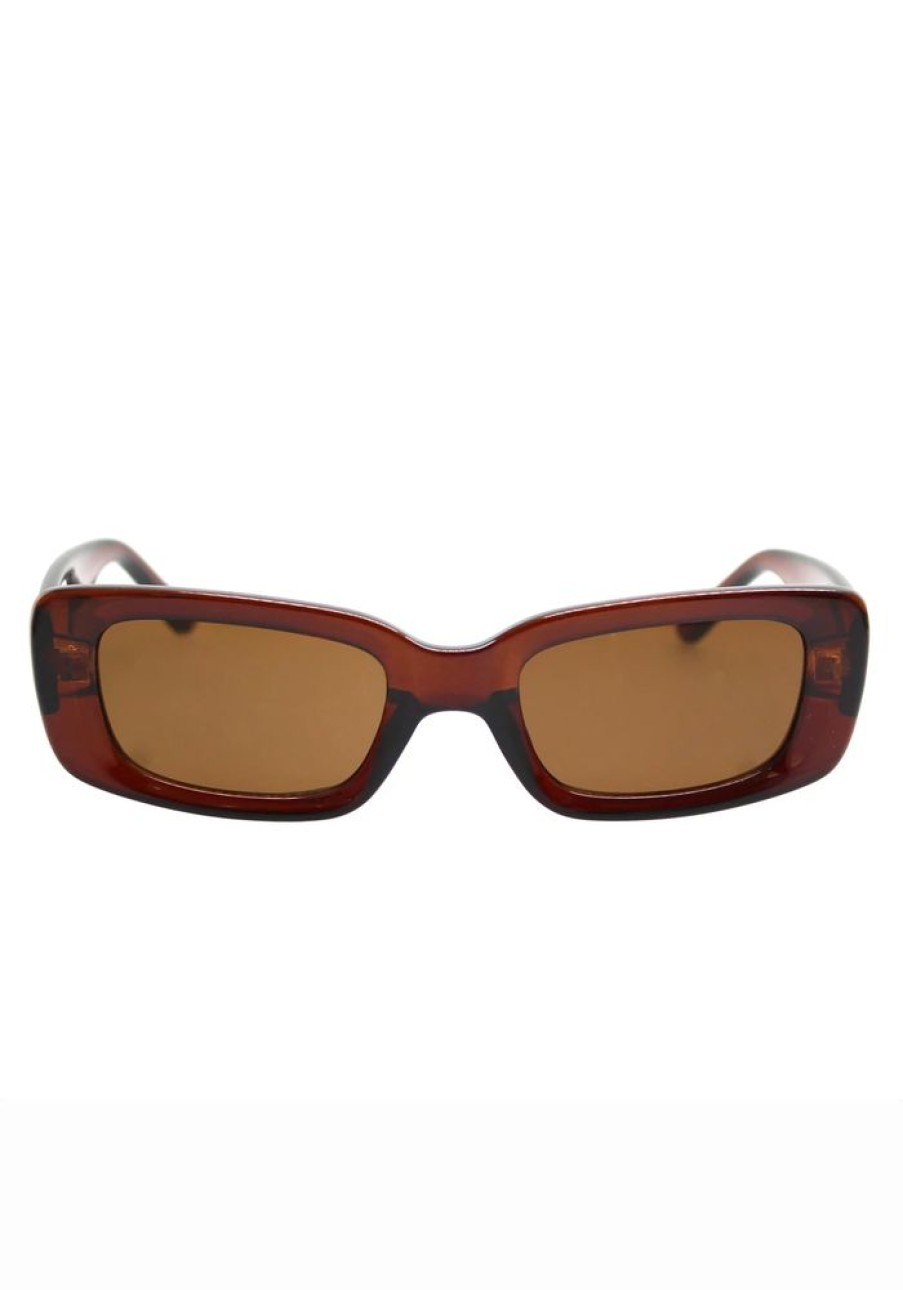 Accessories Reality Eyewear Sunglasses | Bianca Sunglasses - Choc Brown