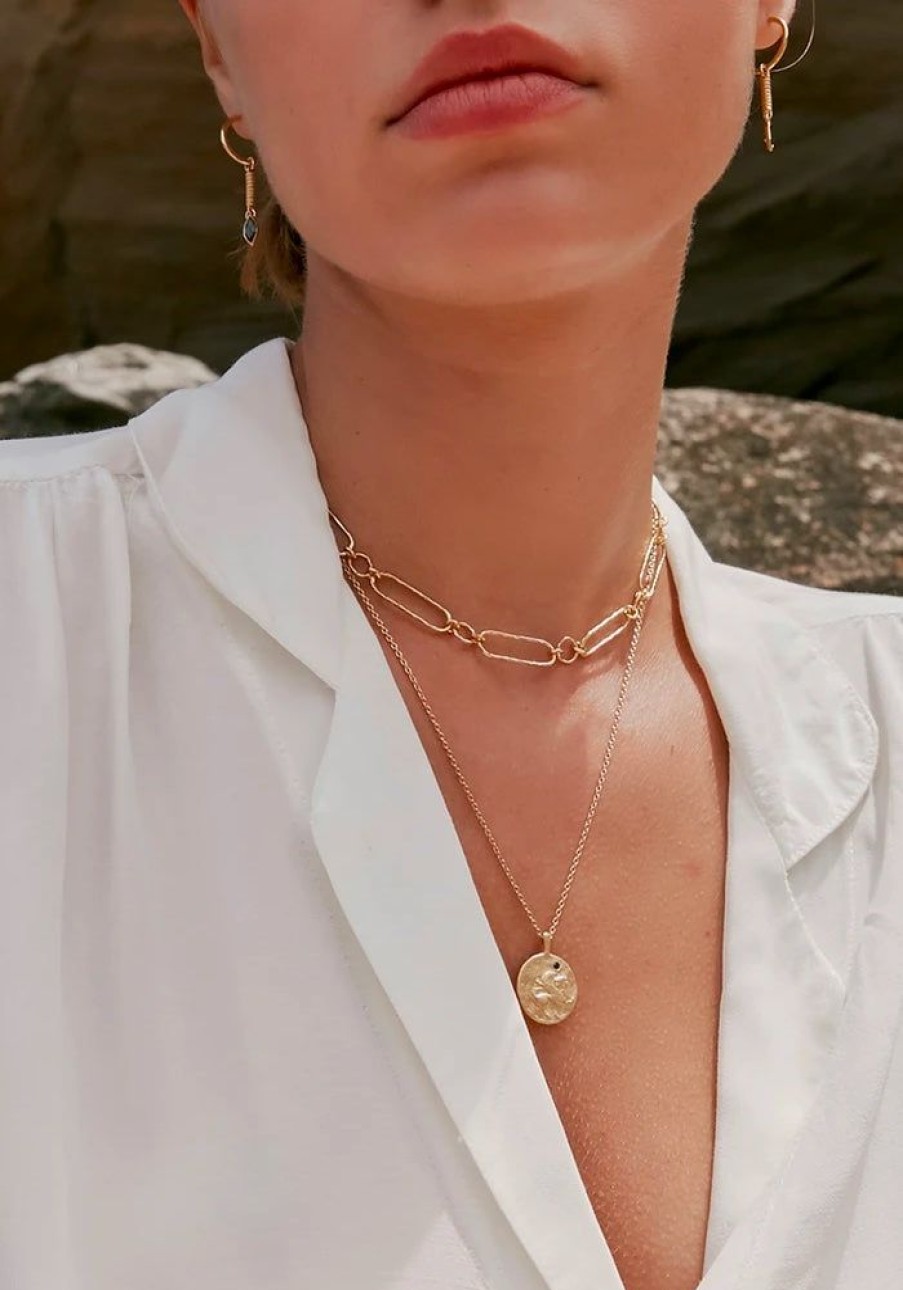 Accessories Temple of the Sun Gold Jewels | Celina Necklace