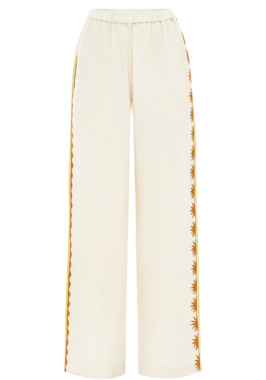 Fashion Soleil Soleil Shorts + Pants | Celine Embroidered Pants