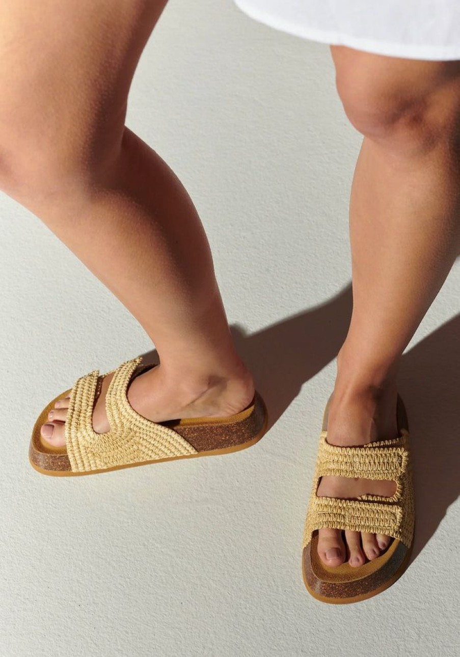 Accessories DOF Sandals & Slides | Tropea - Sand Raffia