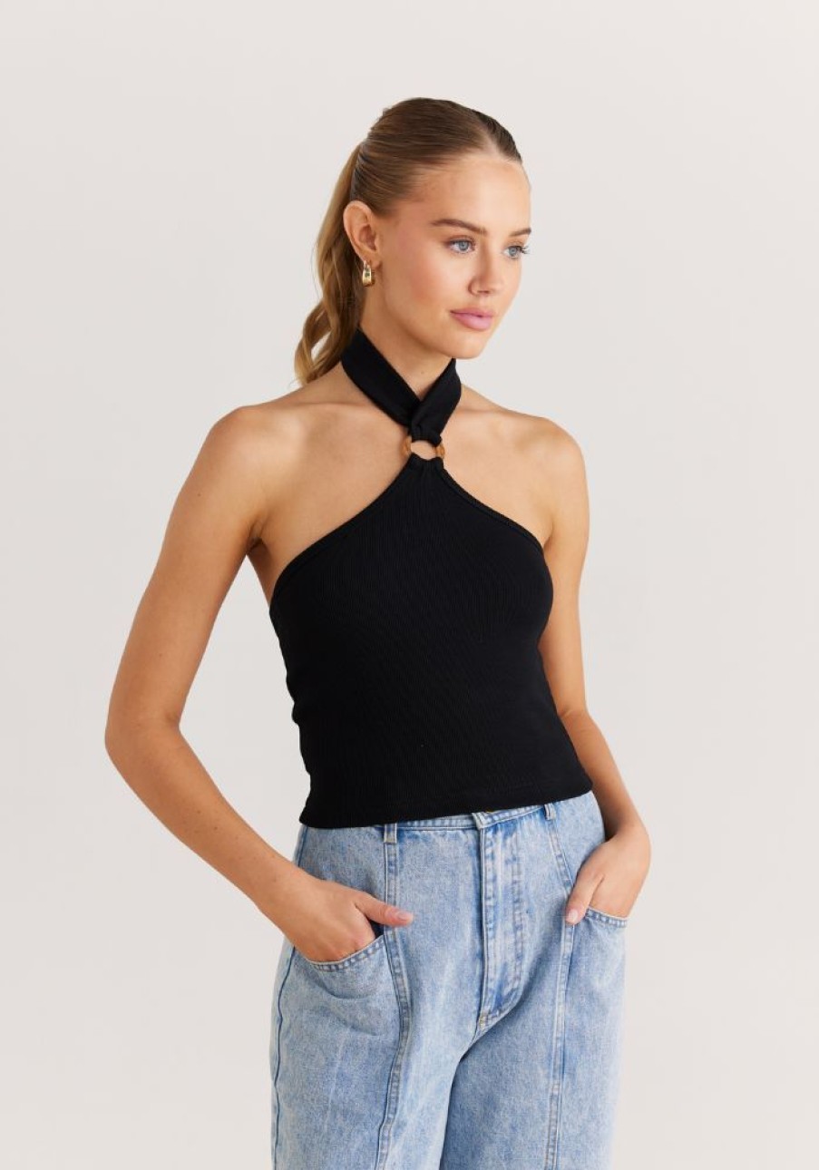 Fashion Daisy Says Tops | Scarlette Top- Black