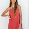 Fashion Cabo Mini Dress | Cassidy Slip Dress - Dusty Rose