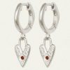 Accessories Temple of the Sun Silver Jewels | Lover Earrings Silver