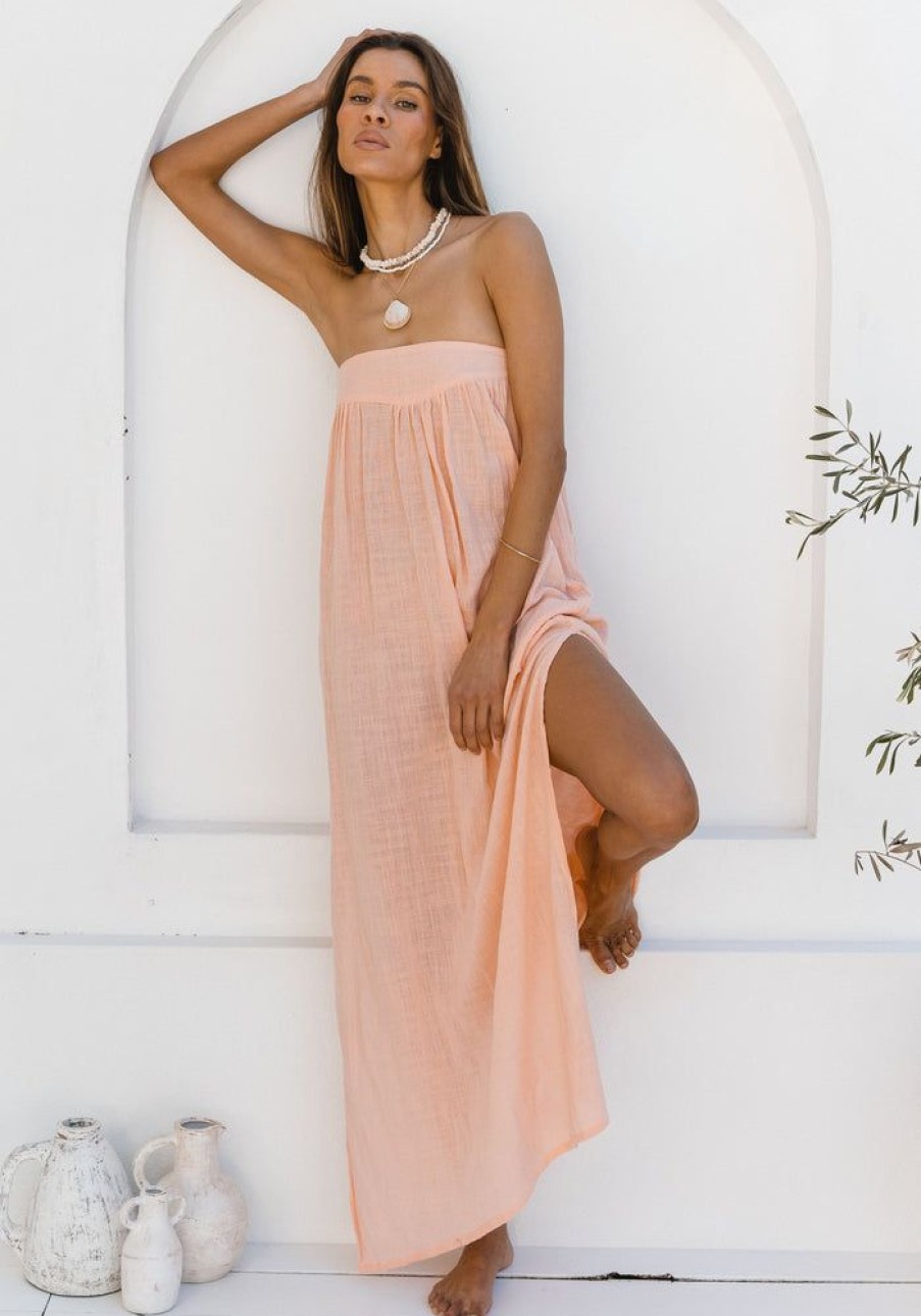 Fashion Cabo Maxi Dress | St Tropez Strapless Maxi