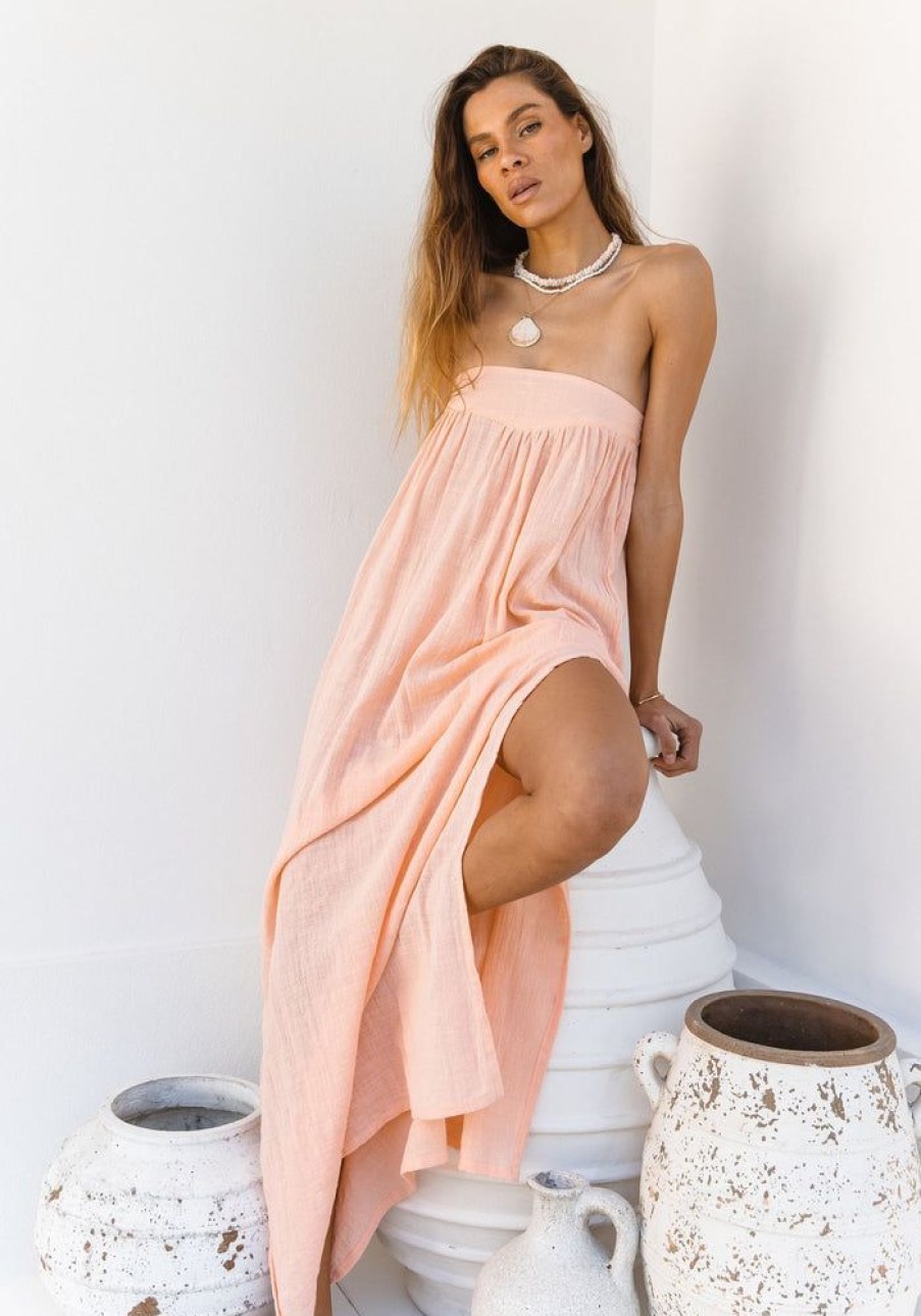 Fashion Cabo Maxi Dress | St Tropez Strapless Maxi