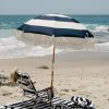 Accessories Business & Pleasure Co Beach Towels + Umbrellas | Holiday Beach Umbrella- Navy Capri Stripe