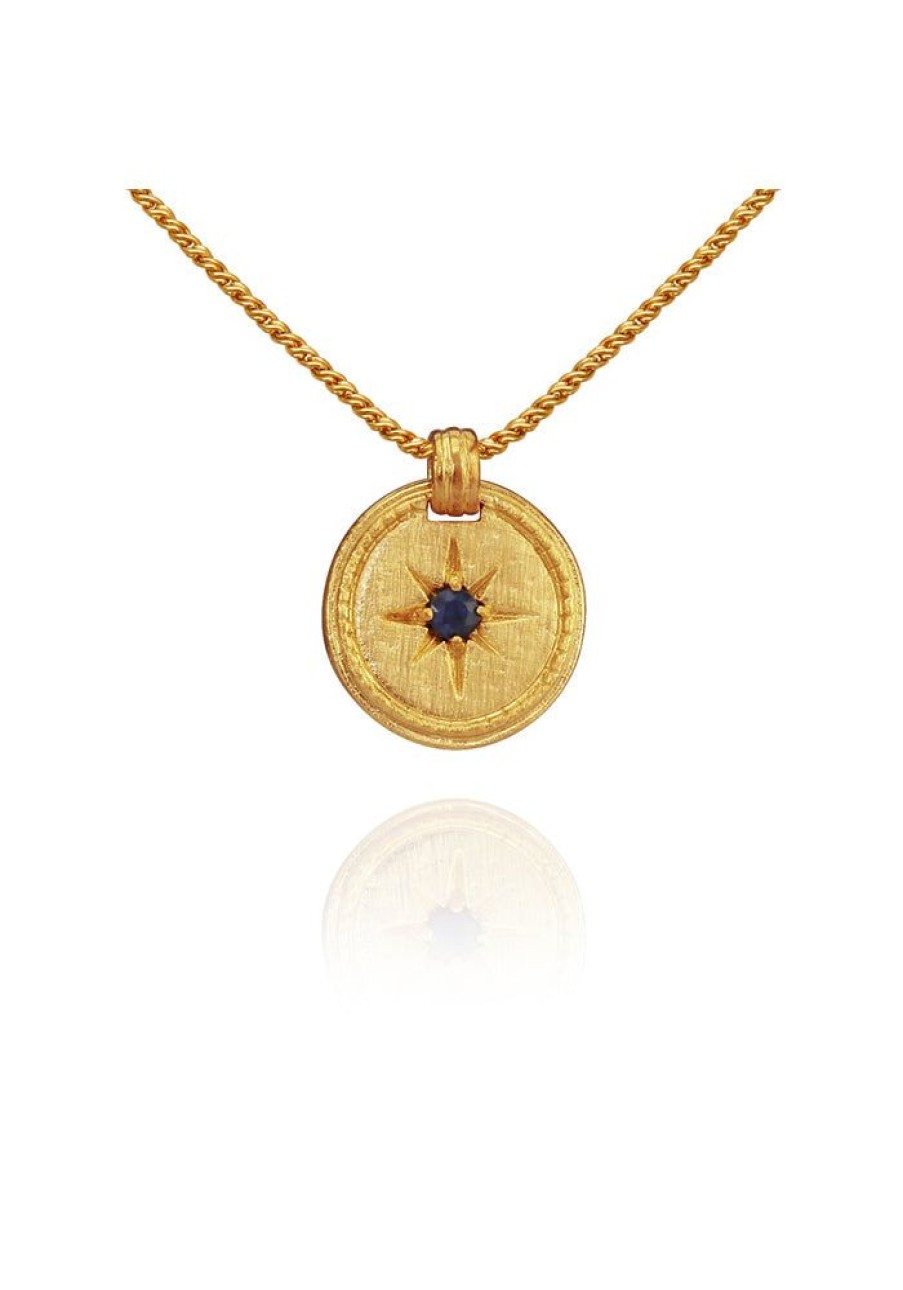 Accessories Temple of the Sun Necklaces | Stella Necklace - Gold