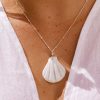 Accessories Lunarsea Necklaces | White Shell Satellite Silver Necklace