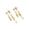 Accessories Arms Of Eve Gold Jewels | Mimi Pearl And Gold Earrings