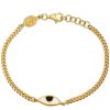 Accessories Tiger Frame Gold Jewels | Eye Protection Chain Bracelet- Black