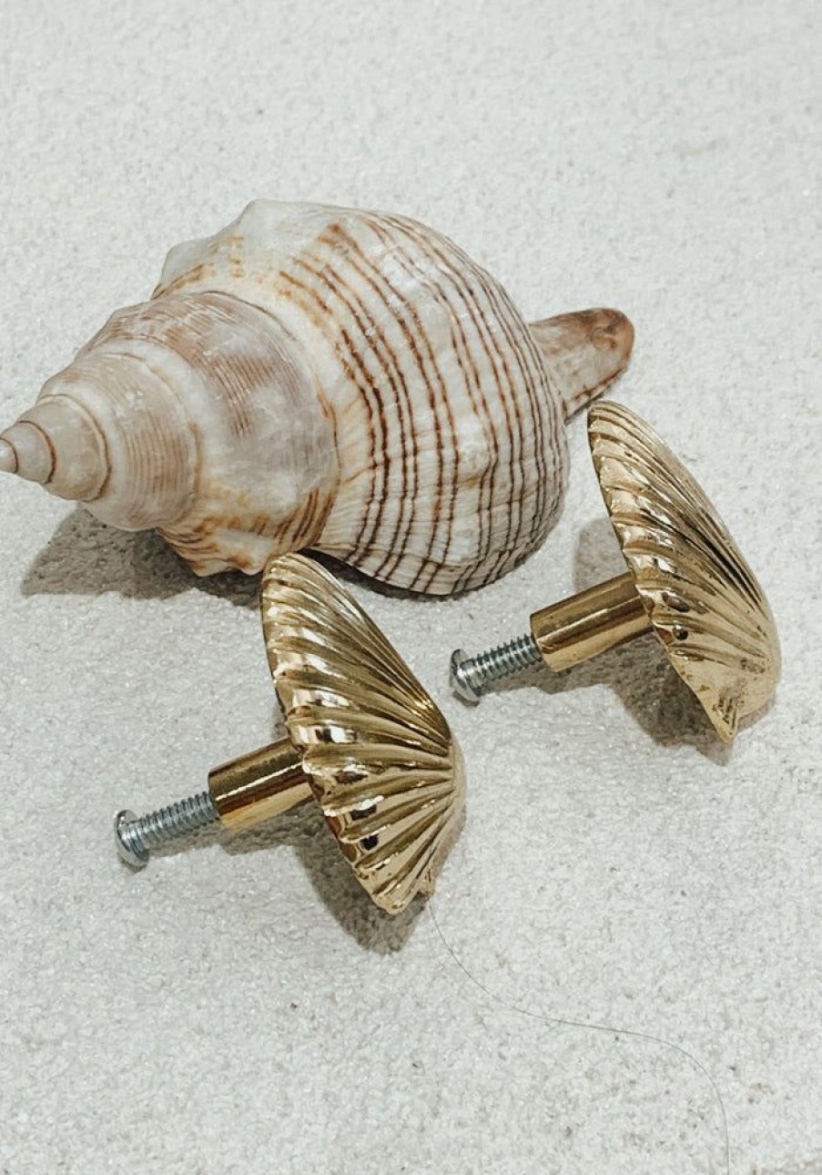 Accessories Cabo Gypsy Gold Jewels | Shell Gold Door Knobs