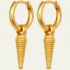 Accessories Temple of the Sun Gold Jewels | Echo Earrings