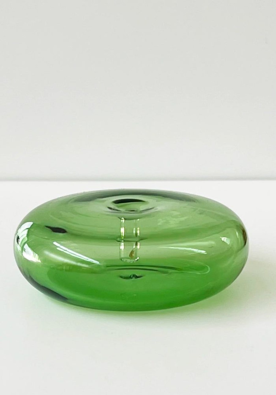 Homewares Gentle Habits | Glass Incense Holder - Green