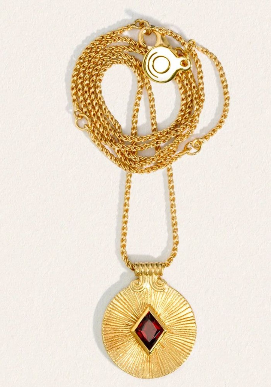 Accessories Temple of the Sun Gold Jewels | Sol Necklace Gold