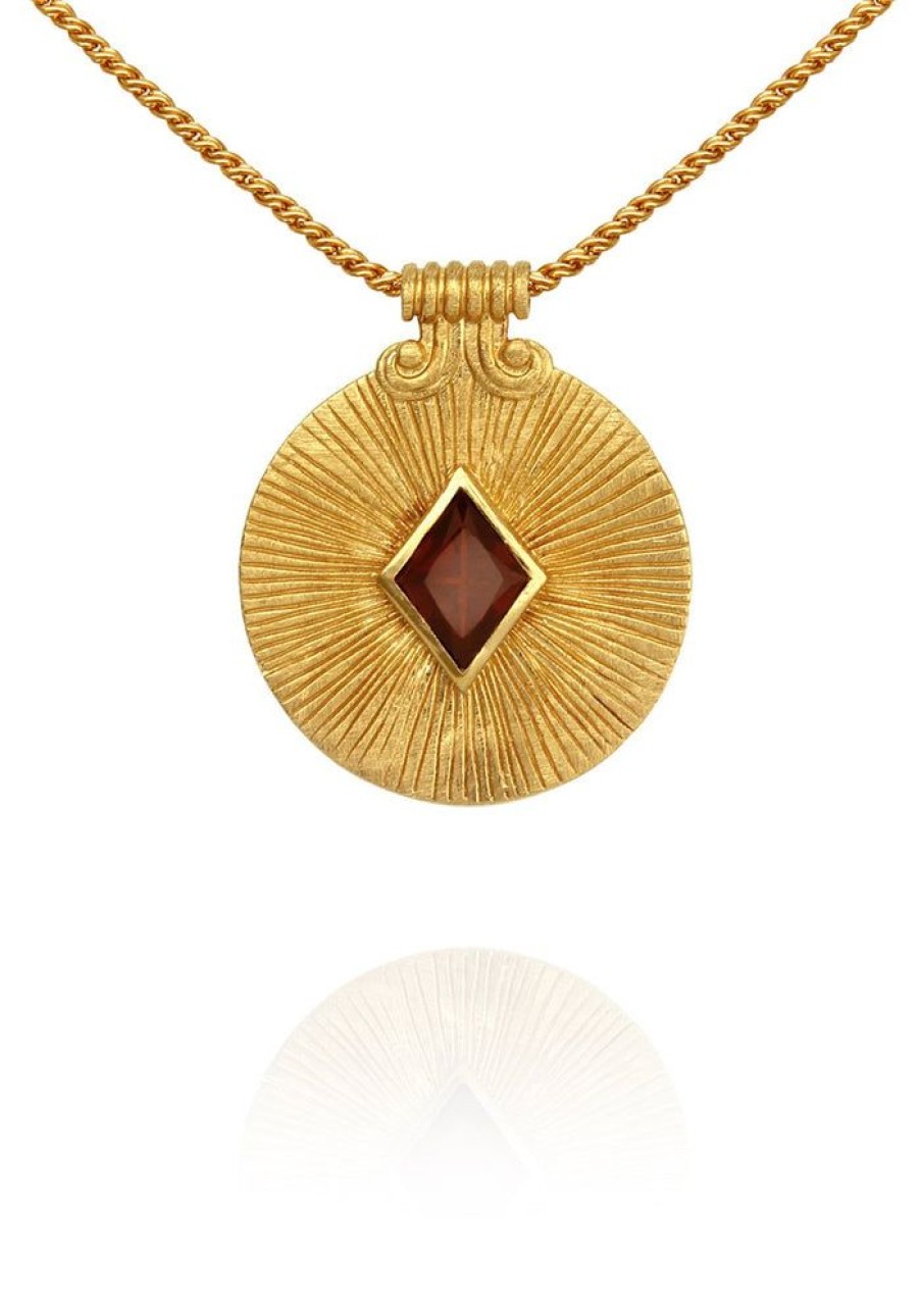 Accessories Temple of the Sun Gold Jewels | Sol Necklace Gold