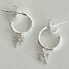 Accessories Sun Soul Jewels Silver Jewels | Silver Palm Earrings