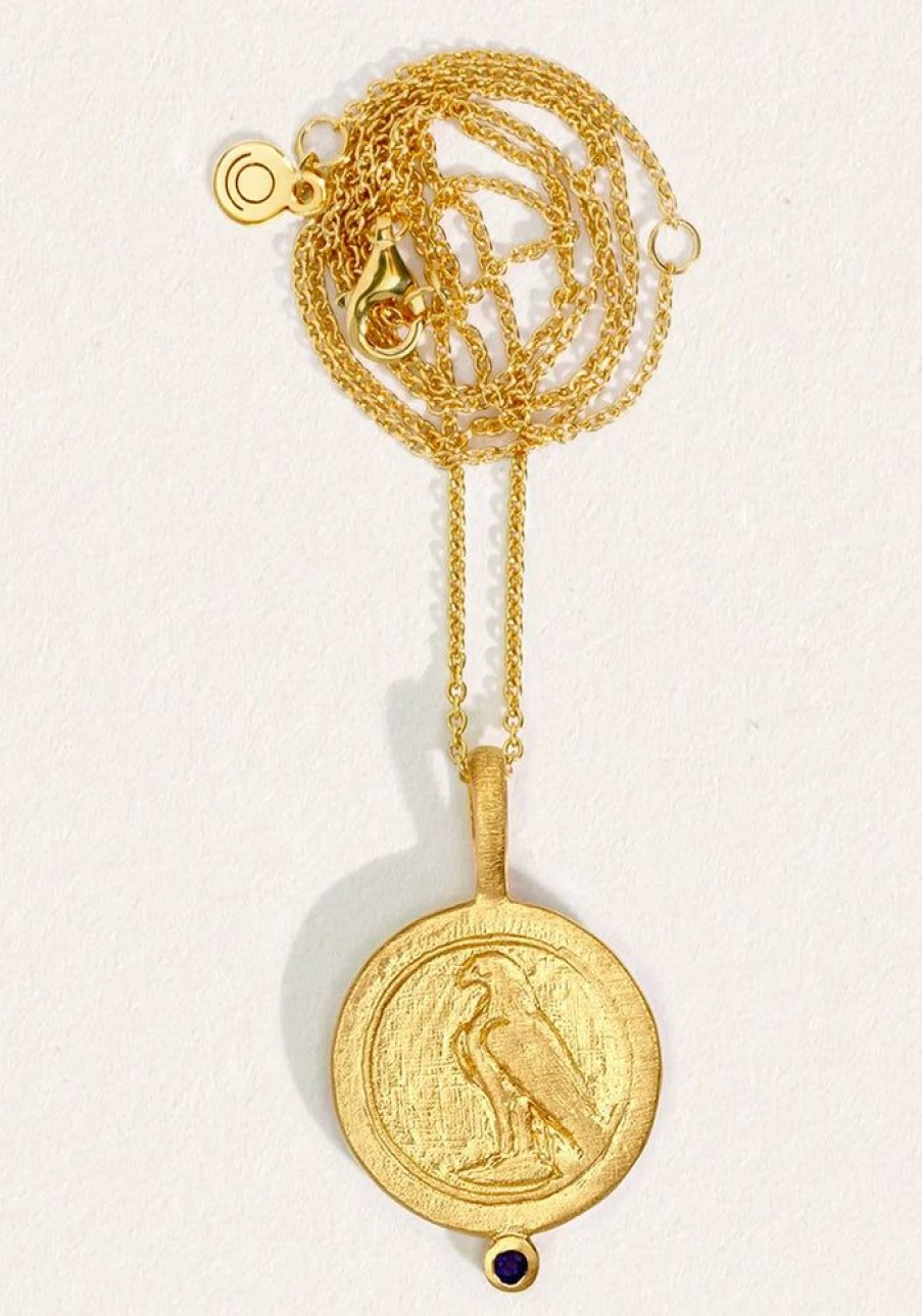 Accessories Temple of the Sun Necklaces | Virago Coin Necklace Gold