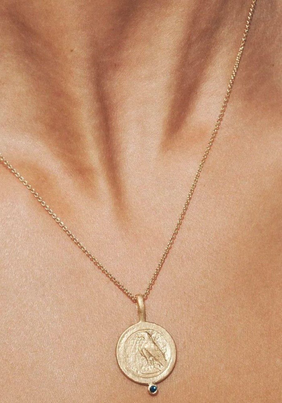 Accessories Temple of the Sun Necklaces | Virago Coin Necklace Gold