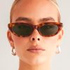 Accessories Banbe Eyewear Sunglasses | The Caroline Hazel Tort- Green