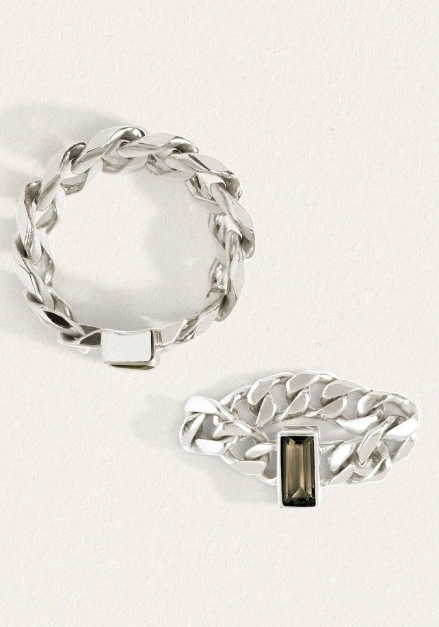 Accessories Temple of the Sun Rings | Tigris Chain Ring Silver