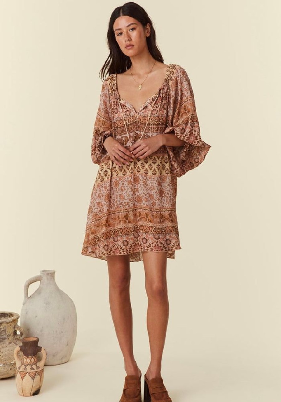 Fashion Spell Mini Dress | Lovers Beach Tunic Dress - Mauve