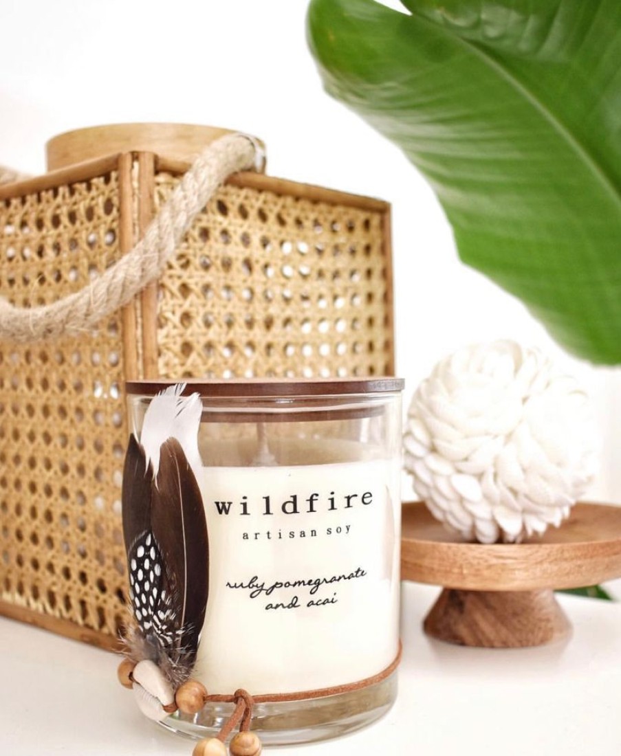 Homewares WILDFIRE CANDLES | Cedar & Saffron Soy Candle