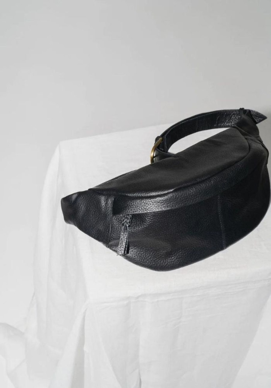 Accessories Hobo and Hatch Bags | Pelle Belt Bag- Textured Noir