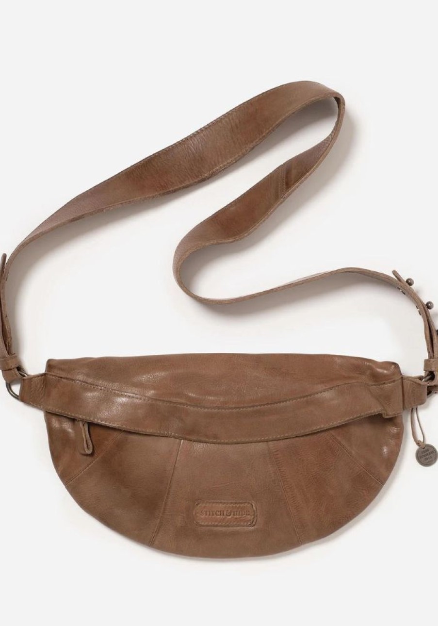 Accessories Stitch and Hide Bags | St Kilder Sling Bag-Taupe