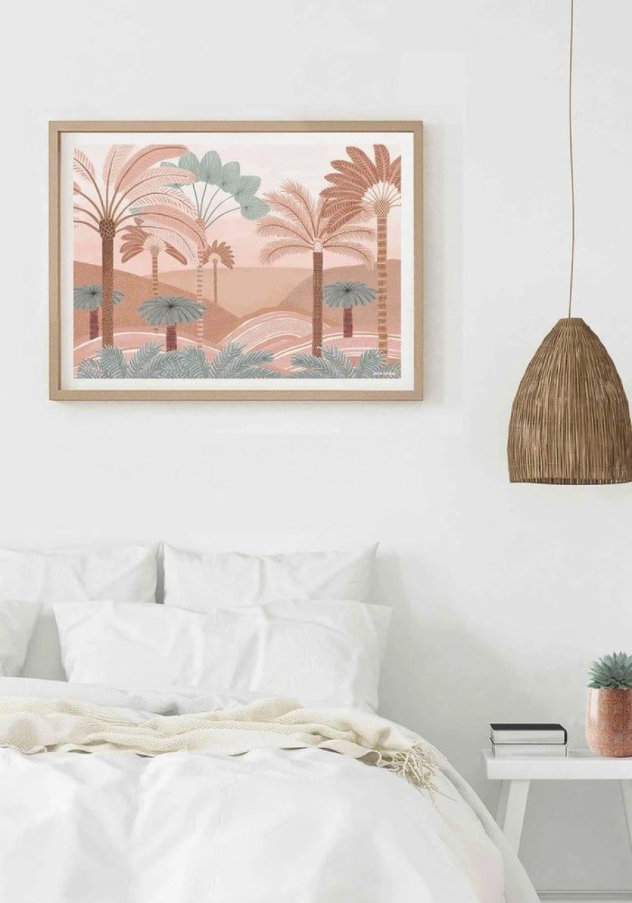 Homewares Karina Jambrak | Glistening Palms Print