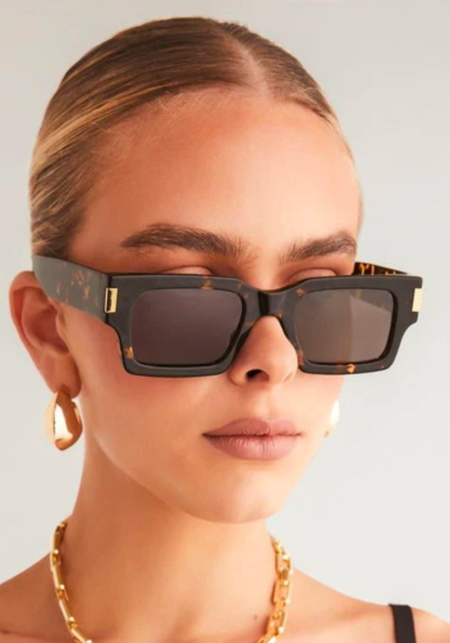 Accessories Banbe Eyewear Sunglasses | The Sara Amber Tort -Auburn