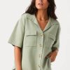 Fashion Arcaa Movement Knits & Sweaters | Eaton Shirt - Sage