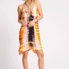 Fashion One Teaspoon Mini Dress | Make Waves Hand Dyes Satin Slip Dress