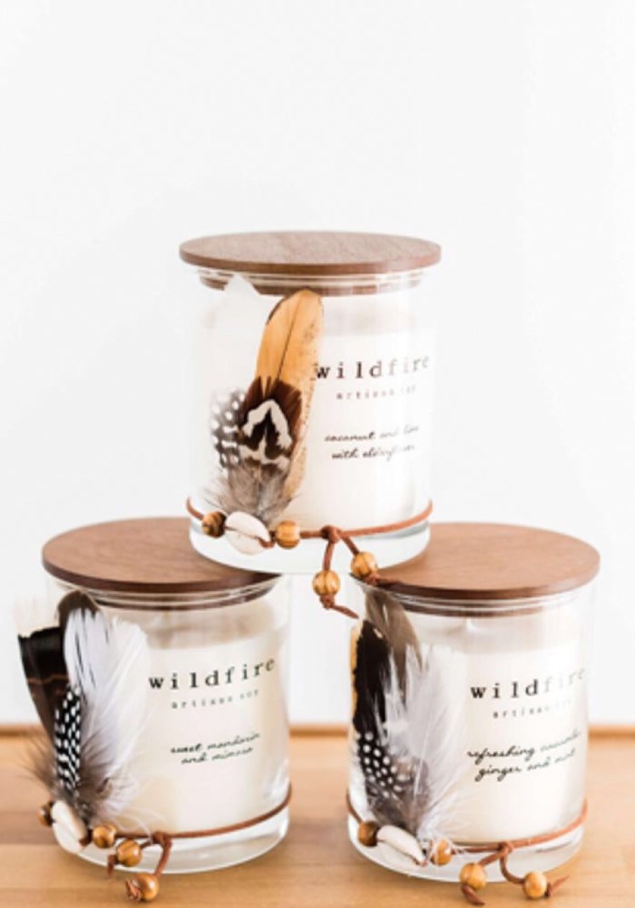 Homewares WILDFIRE CANDLES | Coconut & Lime With Elderflower Soy Candle