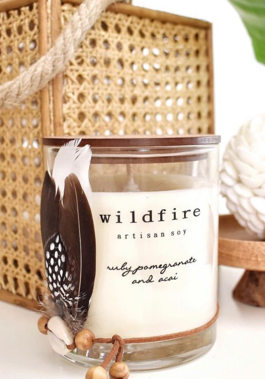 Homewares WILDFIRE CANDLES | Coconut & Lime With Elderflower Soy Candle